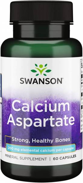 Swanson Calcium Aspartate 200 мг 60 капсул