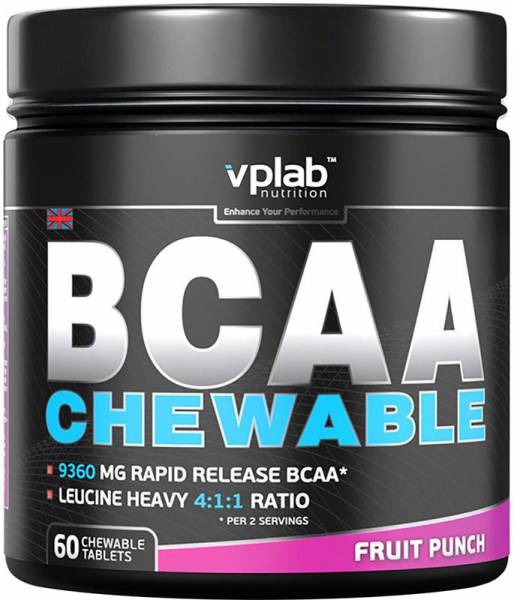 VPLAB BCAA chewable 60 таблеток
