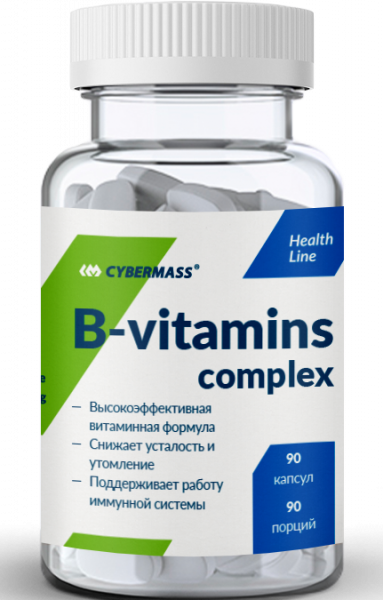 Cybermass B-vitamins complex 90 капсул