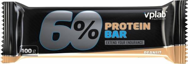 VPLAB 60% Protein Bar 100 грамм - 1 батончик