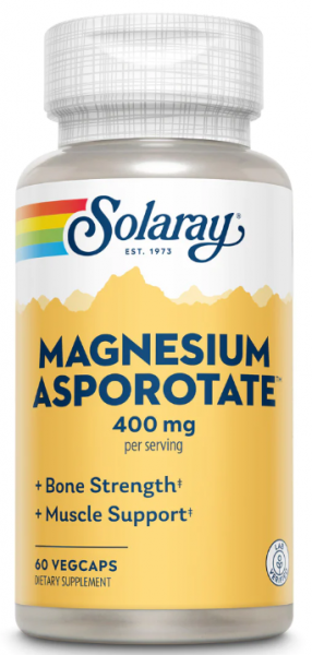Solaray Magnesium Asporotate 400 мг (Магний) 60 капсул