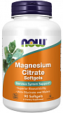 NOW Magnesium Citrate 90 капсул