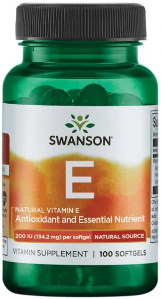 Swanson Vitamin E Natural 200 Iu (134,2 mg) 60 капсул