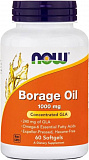 NOW Borage Oil 1000 мг 60 капсул