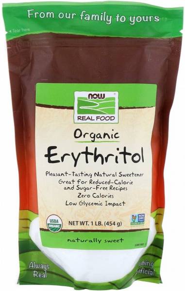 NOW Erythritol 454 грамм