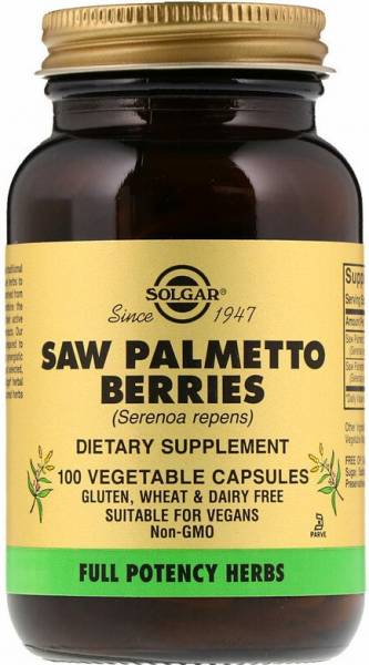 Solgar Saw Palmetto Berries 100 капсул
