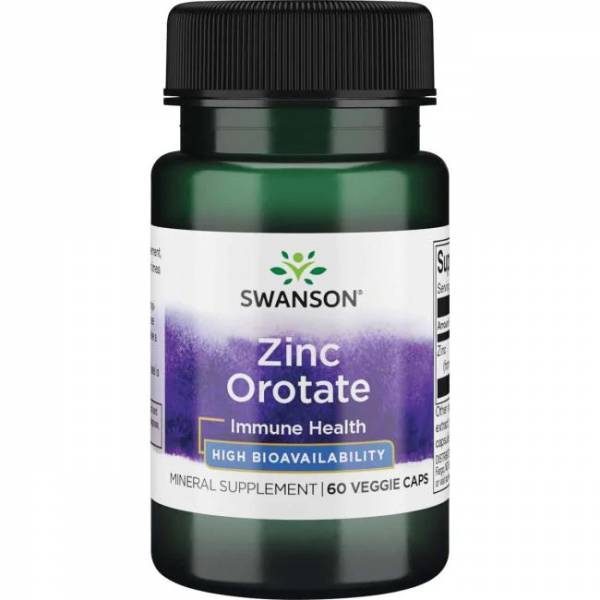 Swanson Zinc Orotate High-Bioavailability 10 мг 60 капс