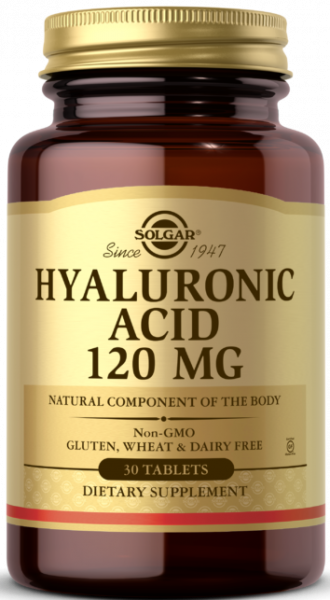 Solgar Hyaluronic Acid 120 mg Tablets 30 таблеток