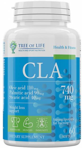 Tree of Life CLA 740 mg 60 капсул
