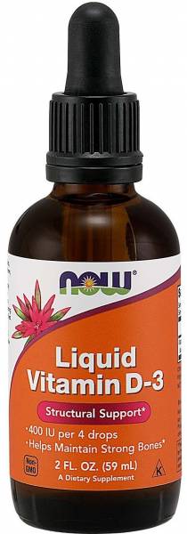 NOW D-3 Vitamin Liquid 59 мл