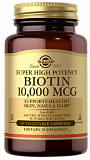 Solgar Biotin 10000 mcg Vegetable Capsules 60 капсул