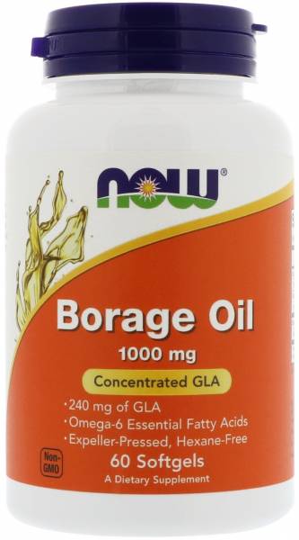 NOW Borage Oil 1000 мг 120 капсул