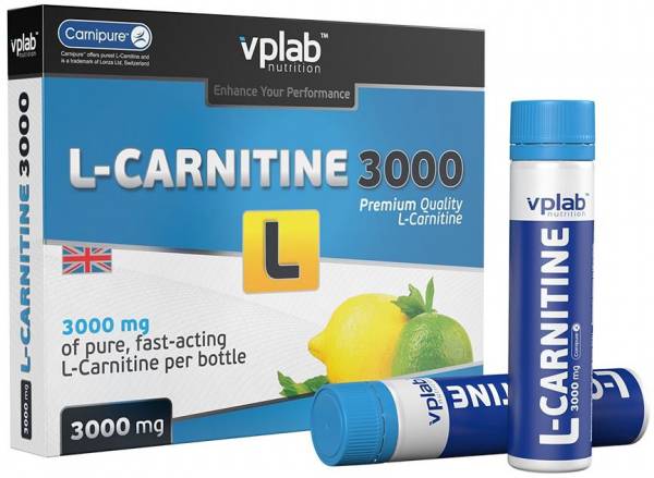 VPLAB L-Carnitine 3000 7 ампул по 25 мл