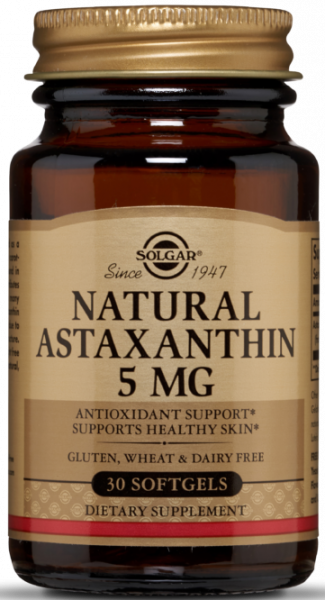 Solgar Natural Astaxanthin 5 мг 30 капсул