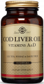 Solgar Cod Liver Oil Softgels (Vitamin A & D) 250 капсул