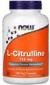 NOW L-Citrulline 750 мг 180 капсул