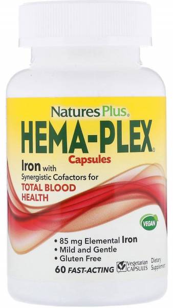 Nature's Plus Hema-Plex vcaps 60 капс.