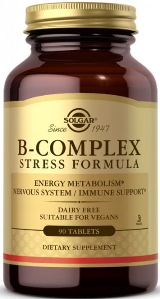 Solgar B-Complex Stress Formula Tablets 90 таблеток