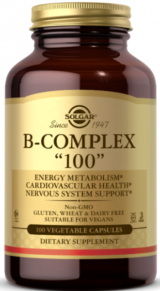 Solgar B-Complex 100 Vegetable Capsules 100 капсул