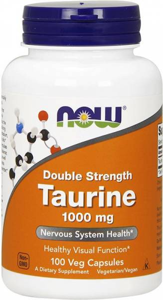 NOW Taurine 1000 mg 100 капсул