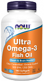 NOW Ultra Omega-3 180 капсул