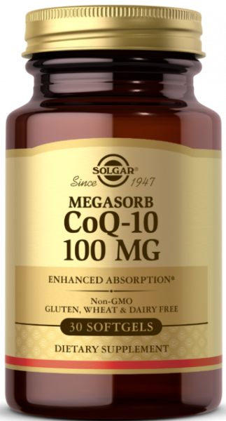 Solgar Megasorb CoQ-10 100 mg Softgels 30 капсул