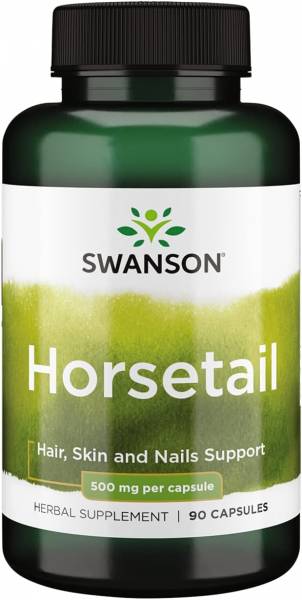 Swanson Horsetail (Хвощ полевой) 500 мг 90 капсул