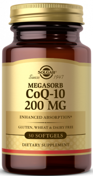 Solgar Megasorb CoQ-10 200 mg Softgels 30 капсул