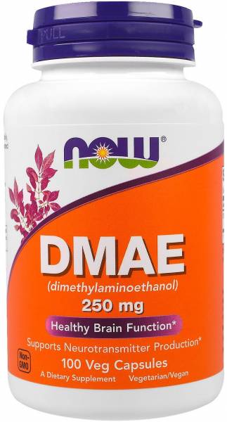 NOW DMAE 250 мг 100 капсул