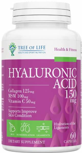 Tree of Life Hyaluronic acid 150mg 60 капсул