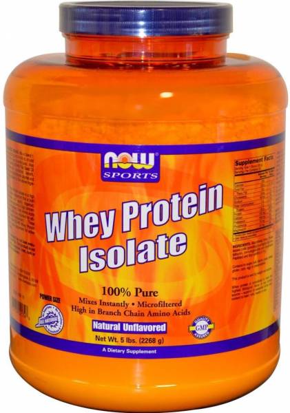 NOW Whey Protein Isolate 2270 грамм