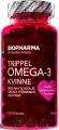 Biopharma Trippel Omega-3 Kvinne 120 капсул