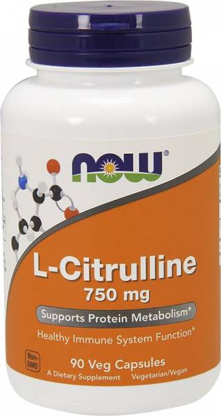NOW L-Citrulline 750 мг 90 капсул