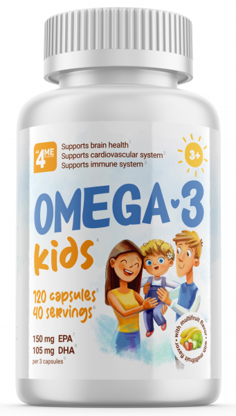 4Me Nutrition Omega-3 kids (3+) 120 капсул