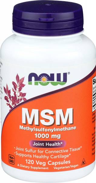 Now MSM 1000 мг 120 капсул