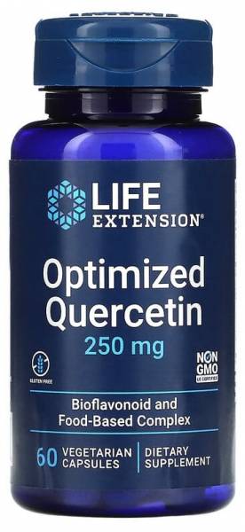 Life Extension Optimized Quercetin (Кверцетин) 250 мг 60 капсул