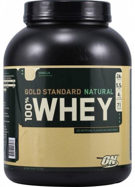 Optimum Nutrition 100% Whey Gold Standard Natural 2180 грамм