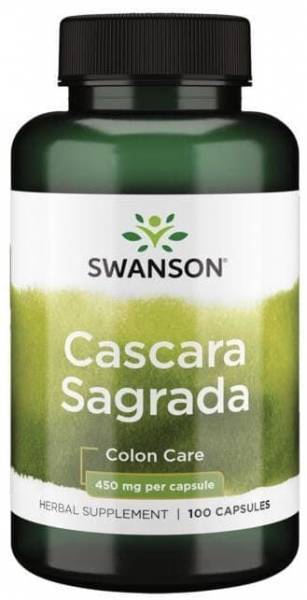 Swanson Cascara Sagrada 450 мг 100 капсул