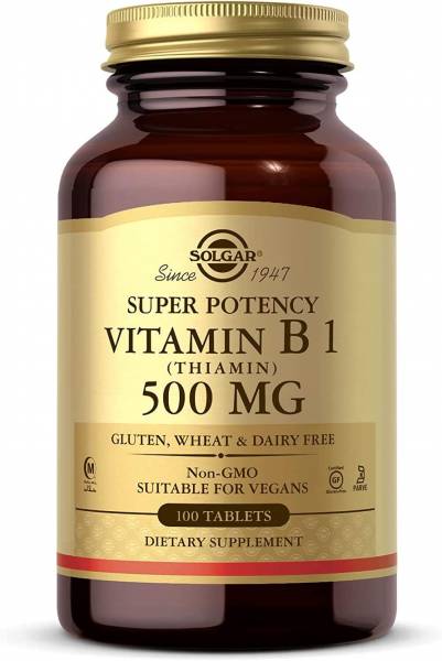 Solgar Vitamin B1 (Thiamin) 500 мг 100 таблеток