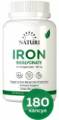 Naturi Iron Bisglycinate 20 мг (Железо Бисглицинат) 180 капсул