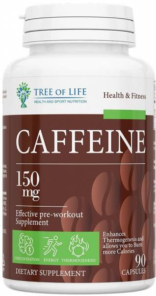 Tree of Life Caffeine 150 mg 90 капсул