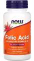 NOW Folic Acid (B-9) 800 mcg 250 таблеток
