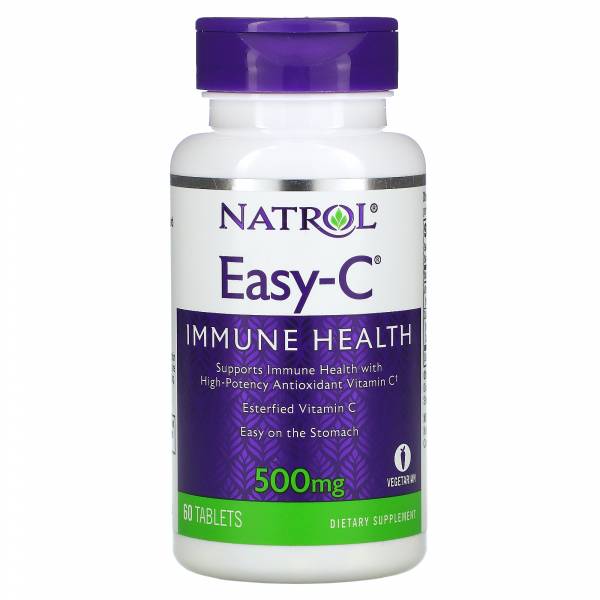 Natrol Easy-C 500 mg 60 таблеток