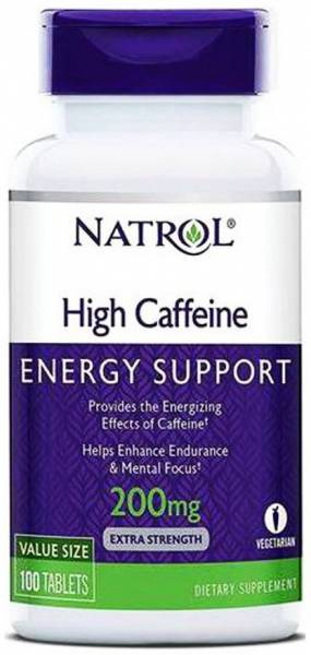 Natrol Caffeine High 200mg 100 таблеток