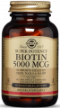 Solgar Biotin 5000 mcg Vegetable Capsules 100 капсул