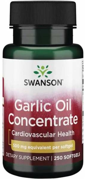 Swanson Garlic Oil Concentrate 500 mg 250 капсул