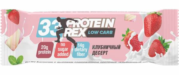 ProteinRex LOW CARB 33% 1 батончик - 35 грамм