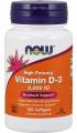 NOW Vitamin D-3 2000 IU 120 капсул