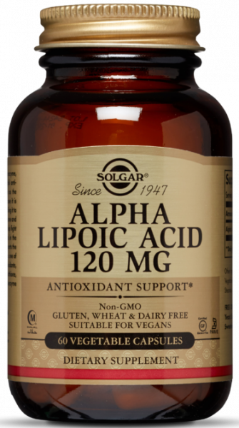 Solgar Alpha Lipoic Acid 120 mg 60 капсул