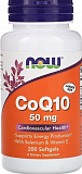 NOW CoQ10 50 mg + VIT E 200 капсул
